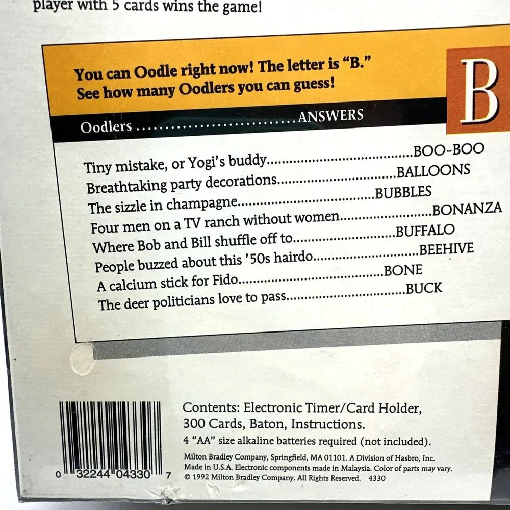 Oodles The Game You Can’t Get Enough Of Original 1992 NEW SEALED VINTAGE